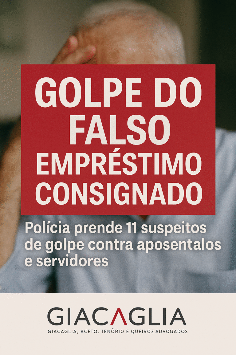 GOLPE DO FALSO EMPRÉSTIMO CONSIGNADO: POLÍCIA PRENDE QUADRILHA NO RIO E ESCRITÓRIO ALERTA SOBRE COMO SE PROTEGER