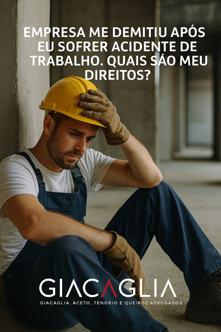 Empresa Me Demitiu Após Sofrer Acidente de Trabalho: Quais São Meus Direitos?
