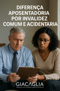 Diferença Entre Aposentadoria por Invalidez Comum e Acidentária