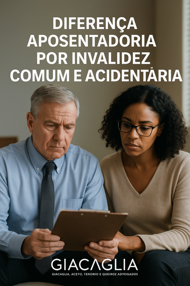 Diferença Entre Aposentadoria por Invalidez Comum e Acidentária