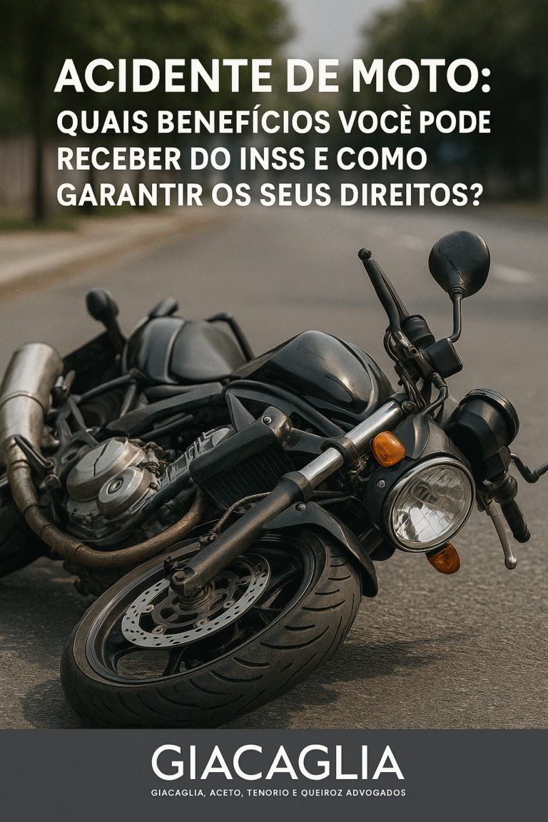 Acidente de Moto: Quais Benefícios Você Pode Receber do INSS e Como Garantir os Seus Direitos?