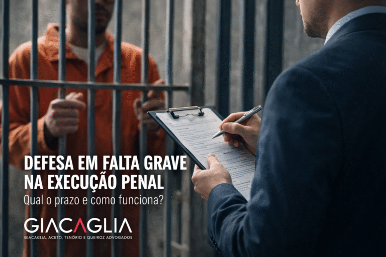 Defesa em Falta Grave: Qual o Prazo e Como Funciona na Execução Penal