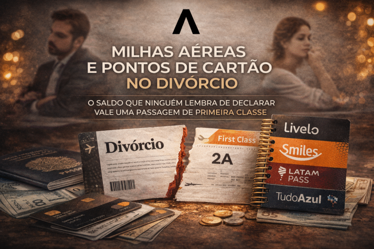 Milhas Aéreas e Pontos de Cartão no Divórcio