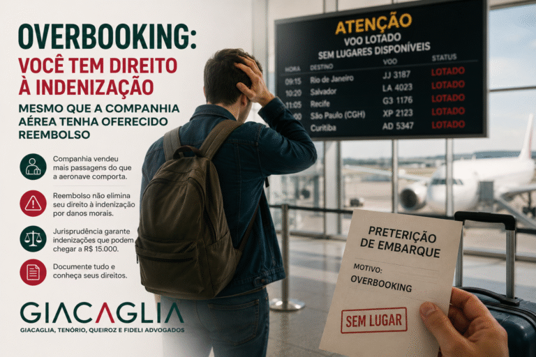 Overbooking: Você Tem Direito à Indenização Mesmo Que a Companhia Aérea Tenha Oferecido Reembolso