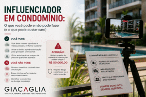 Influenciador em condomínio: O que pode X O que não pode fazer (e o que pode custar caro)