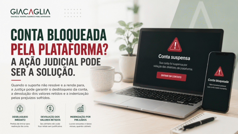 Conta bloqueada em marketplace: como reverter judicialmente