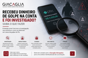 Recebeu dinheiro de golpe na conta e foi investigado? Saiba o que fazer