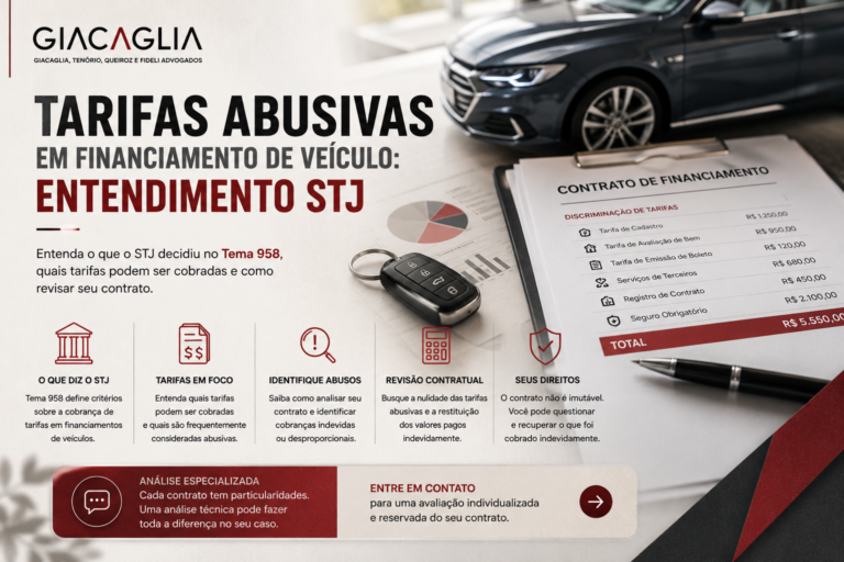 Tarifas abusivas em financiamento de veículo: entendimento STJ