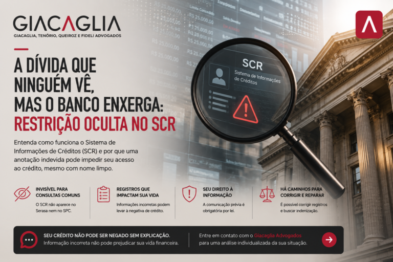 A dívida que ninguém vê, mas o banco enxerga: Restrição oculta no SCR