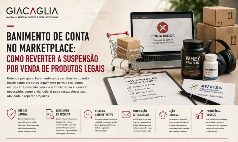 Banimento de conta no marketplace: como reverter a suspensão por venda de produtos legais