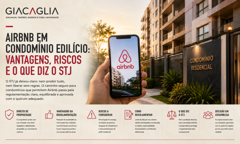 Airbnb em condomínio edilício: vantagens, riscos e o que diz o STJ