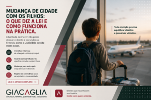 Guarda compartilhada e mudança de cidade com filhos