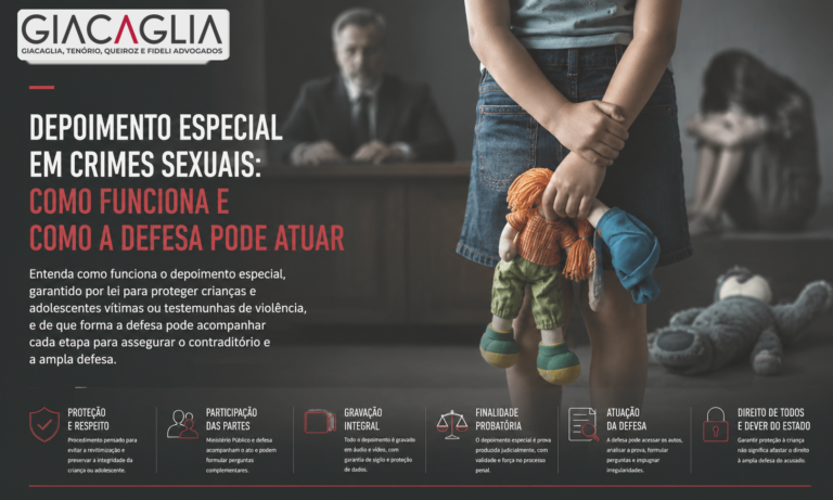 Depoimento especial em crimes sexuais: como funciona e como a defesa pode atuar