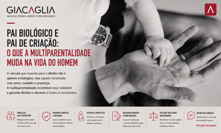 Pai biológico e pai de criação: o que a multiparentalidade muda na vida do homem