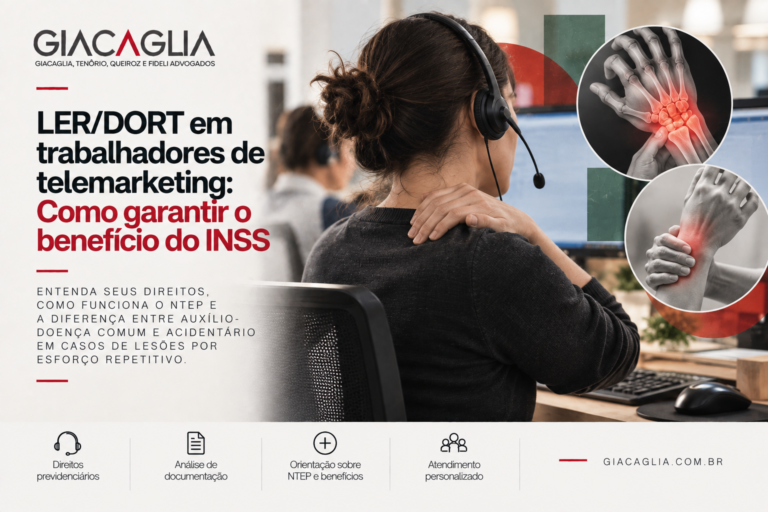 LER/DORT em trabalhadores de telemarketing: Como garantir o benefício do INSS