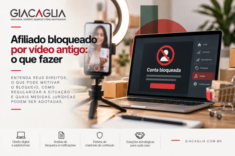 Afiliado bloqueado por vídeo antigo: o que fazer