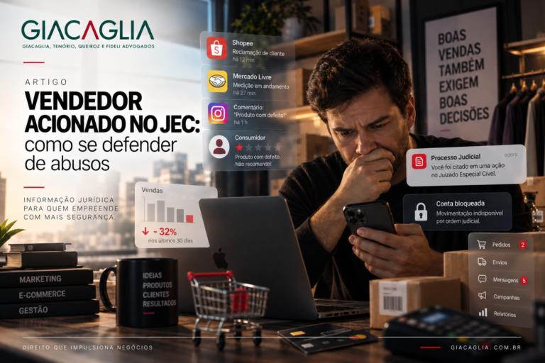 Vendedor acionado no JEC: como se defender de abusos