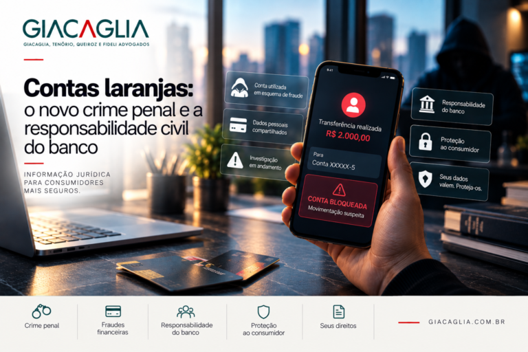 Contas laranjas: o novo crime penal e a responsabilidade civil do banco
