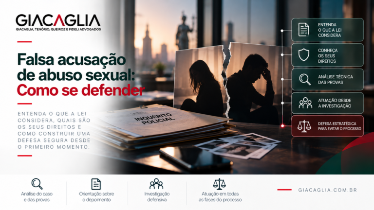 Falsa acusação de abuso sexual: Como se defender